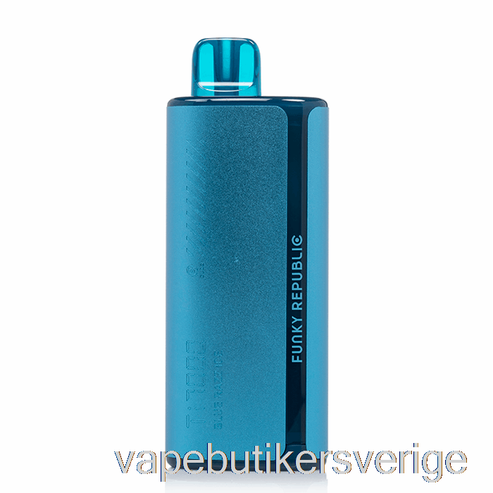 Vape Sverige Funky Lands Ti7000 Engångsblå Razz Ice